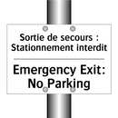 Sortie de secours : Stationnement  /.../ - Emergency Exit: No Parking