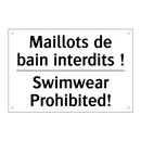 Maillots de bain interdits ! - Swimwear Prohibited!