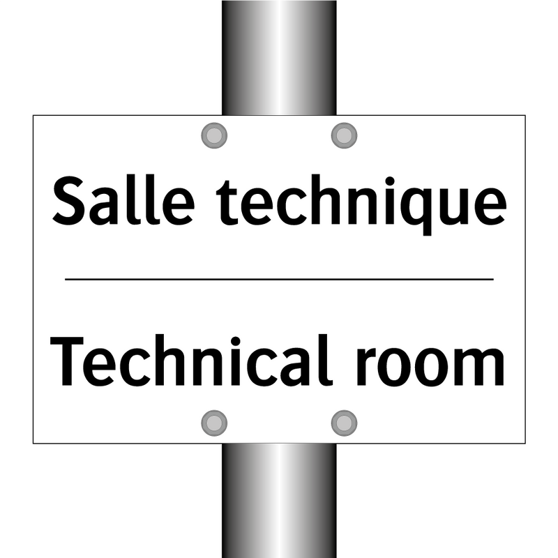 Salle technique - Technical room