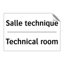 Salle technique - Technical room