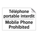 Téléphone portable interdit - Mobile Phone Prohibited