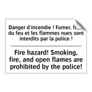Danger d'incendie ! Fumer, faire  /.../ - Fire hazard! Smoking, fire, and  /.../