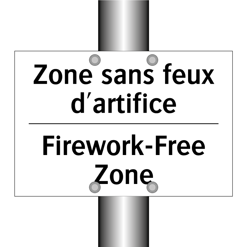 Zone sans feux d'artifice - Firework-Free Zone