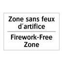 Zone sans feux d'artifice - Firework-Free Zone
