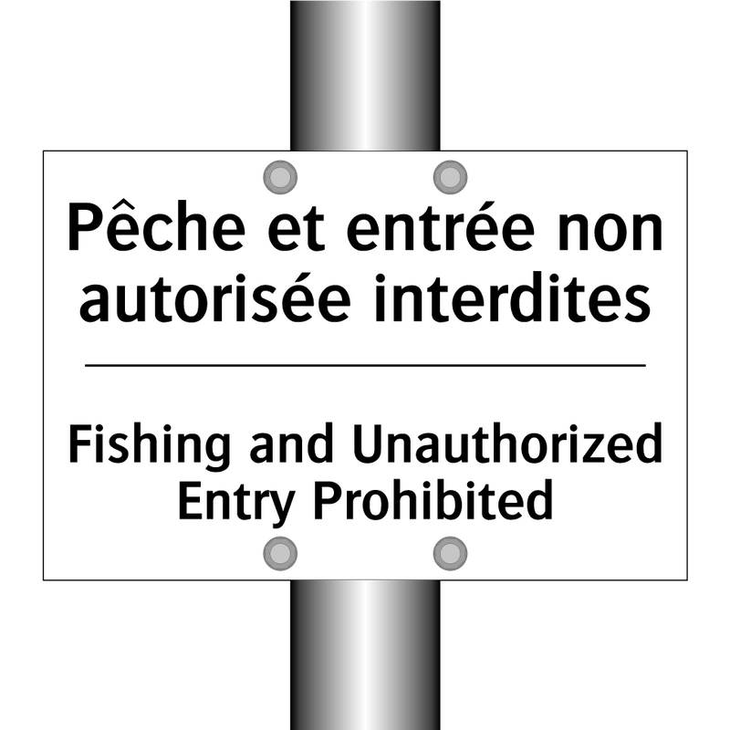 Pêche et entrée non autorisée  /.../ - Fishing and Unauthorized Entry  /.../