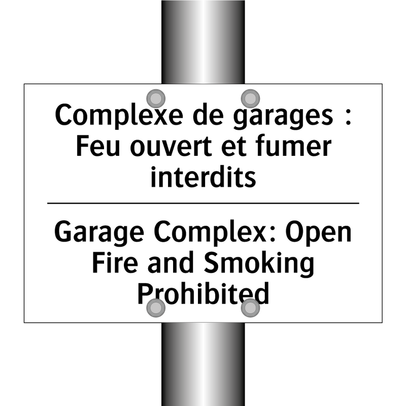 Complexe de garages : Feu ouvert  /.../ - Garage Complex: Open Fire and  /.../