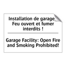 Installation de garage : Feu ouvert  /.../ - Garage Facility: Open Fire and  /.../