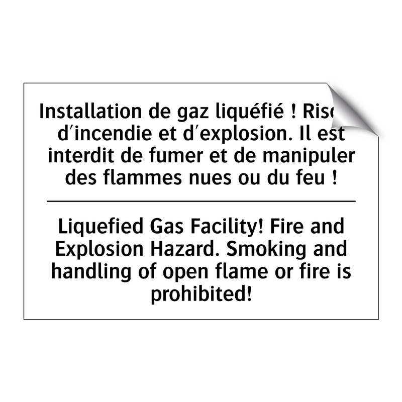 Installation de gaz liquéfié !  /.../ - Liquefied Gas Facility! Fire and  /.../