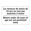 Les mineurs de moins de 18 ans  /.../ - Minors under 18 years of age are  /.../