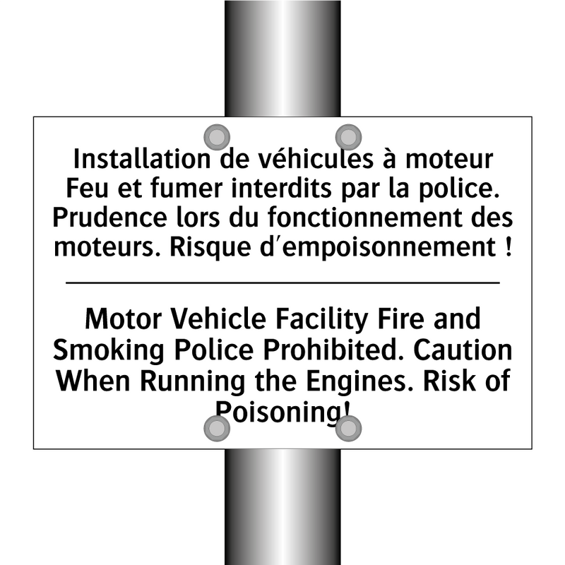 Installation de véhicules à moteur  /.../ - Motor Vehicle Facility Fire and  /.../
