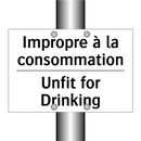 Impropre à la consommation - Unfit for Drinking