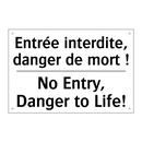Entrée interdite, danger de mort  /.../ - No Entry, Danger to Life!
