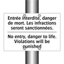 Entrée interdite, danger de mort.  /.../ - No entry, danger to life. Violations  /.../