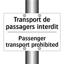Transport de passagers interdit /.../ - Passenger transport prohibited