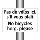Pas de vélos ici, s'il vous plaît /.../ - No bicycles here, please