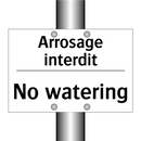 Arrosage interdit - No watering