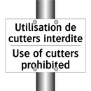 Utilisation de cutters interdite /.../ - Use of cutters prohibited