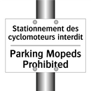 Stationnement des cyclomoteurs  /.../ - Parking Mopeds Prohibited
