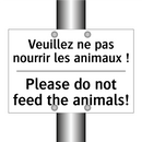 Veuillez ne pas nourrir les animaux  /.../ - Please do not feed the animals! /.../