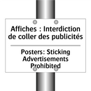 Affiches : Interdiction de coller  /.../ - Posters: Sticking Advertisements  /.../