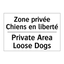 Zone privée Chiens en liberté - Private Area Loose Dogs
