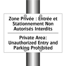Zone Privée : Entrée et Stationnement  /.../ - Private Area: Unauthorized Entry  /.../