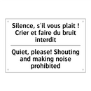 Silence, s'il vous plaît ! Crier  /.../ - Quiet, please! Shouting and making  /.../