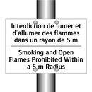 Interdiction de fumer et d'allumer  /.../ - Smoking and Open Flames Prohibited  /.../