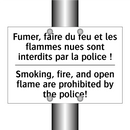 Fumer, faire du feu et les flammes  /.../ - Smoking, fire, and open flame  /.../