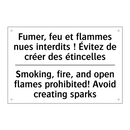 Fumer, feu et flammes nues interdits  /.../ - Smoking, fire, and open flames  /.../