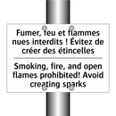 Fumer, feu et flammes nues interdits  /.../ - Smoking, fire, and open flames  /.../