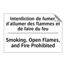 Interdiction de fumer, d'allumer  /.../ - Smoking, Open Flames, and Fire  /.../