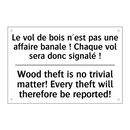 Le vol de bois n'est pas une affaire  /.../ - Wood theft is no trivial matter!  /.../