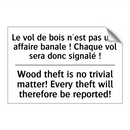 Le vol de bois n'est pas une affaire  /.../ - Wood theft is no trivial matter!  /.../