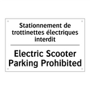 Stationnement de trottinettes  /.../ - Electric Scooter Parking Prohibited /.../