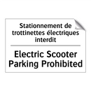 Stationnement de trottinettes  /.../ - Electric Scooter Parking Prohibited /.../