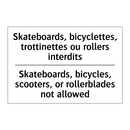 Skateboards, bicyclettes, trottinettes  /.../ - Skateboards, bicycles, scooters,  /.../