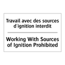 Travail avec des sources d'ignition  /.../ - Working With Sources of Ignition  /.../