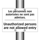 Les personnes non autorisées ne  /.../ - Unauthorized persons are not allowed  /.../