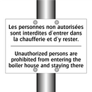 Les personnes non autorisées sont  /.../ - Unauthorized persons are prohibited  /.../