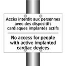 Accès interdit aux personnes avec  /.../ - No access for people with active  /.../