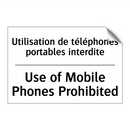 Utilisation de téléphones portables  /.../ - Use of Mobile Phones Prohibited /.../