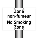 Zone non-fumeur - No Smoking Zone