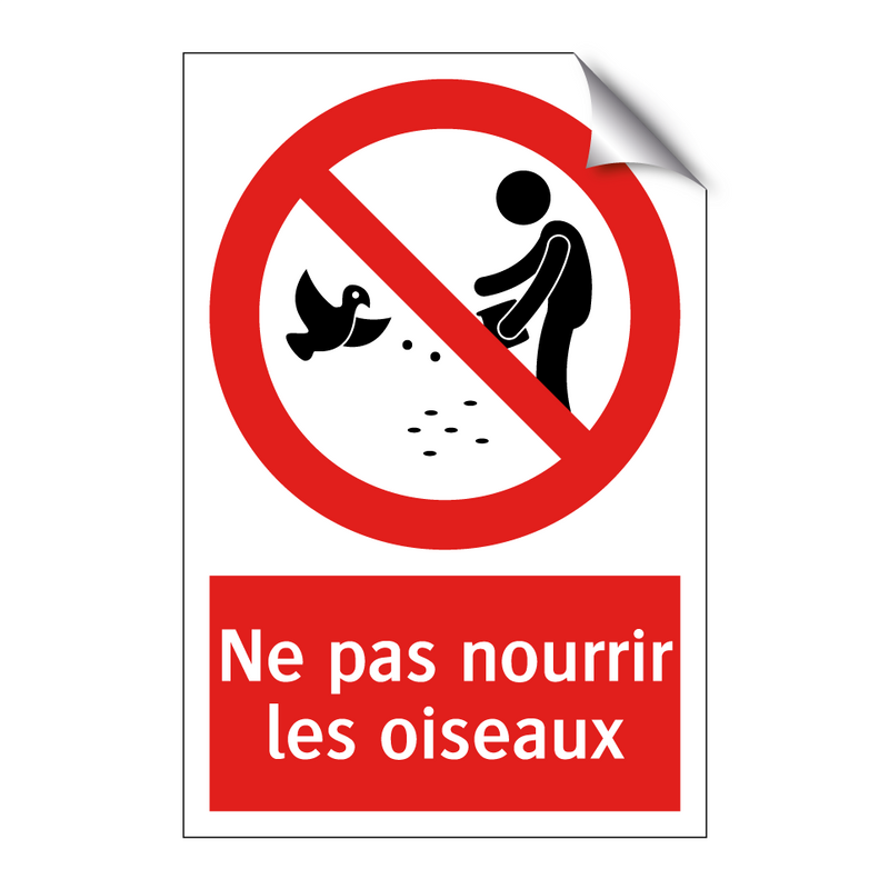 Ne pas nourrir les oiseaux