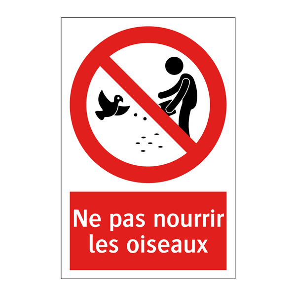 Ne pas nourrir les oiseaux