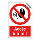 Accès interdit