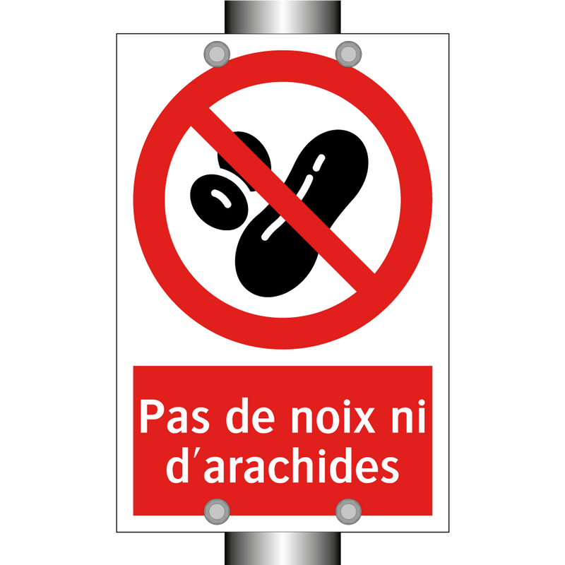 Pas de noix ni d'arachides