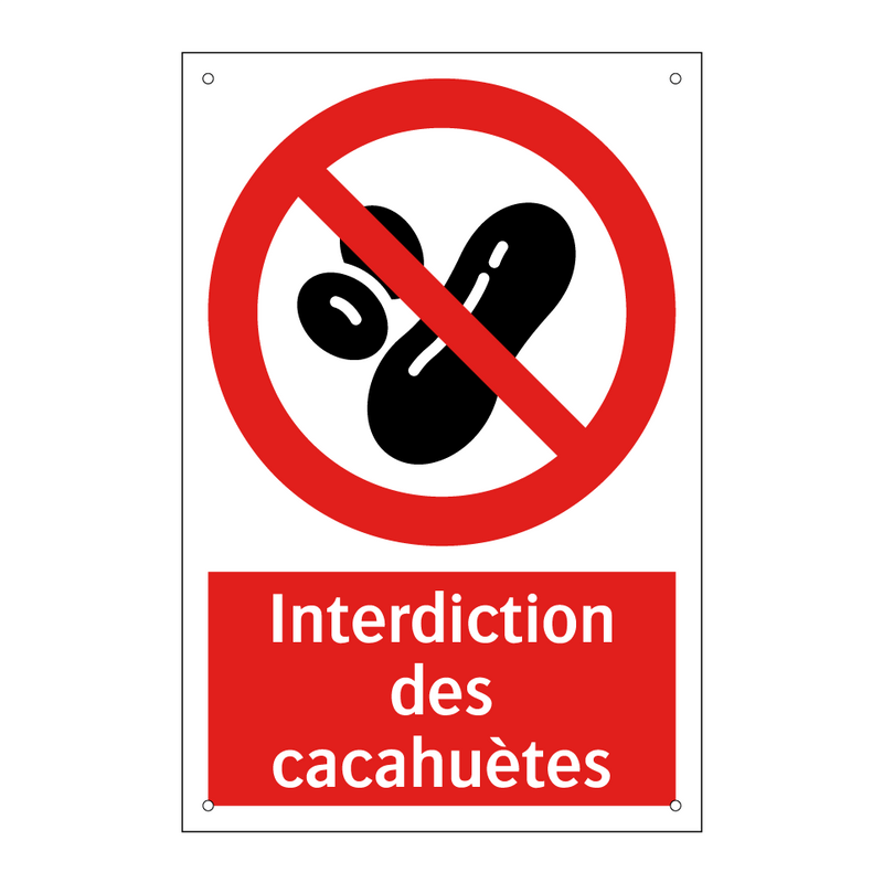 Interdiction des cacahuètes