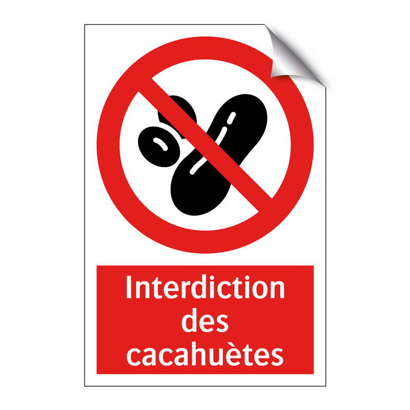 Interdiction des cacahuètes