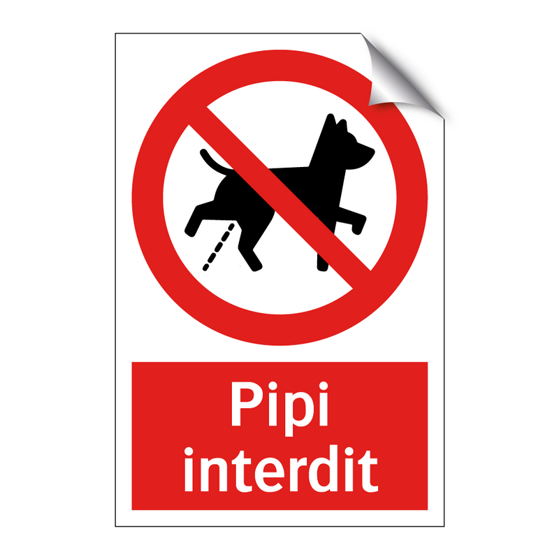 Pipi interdit